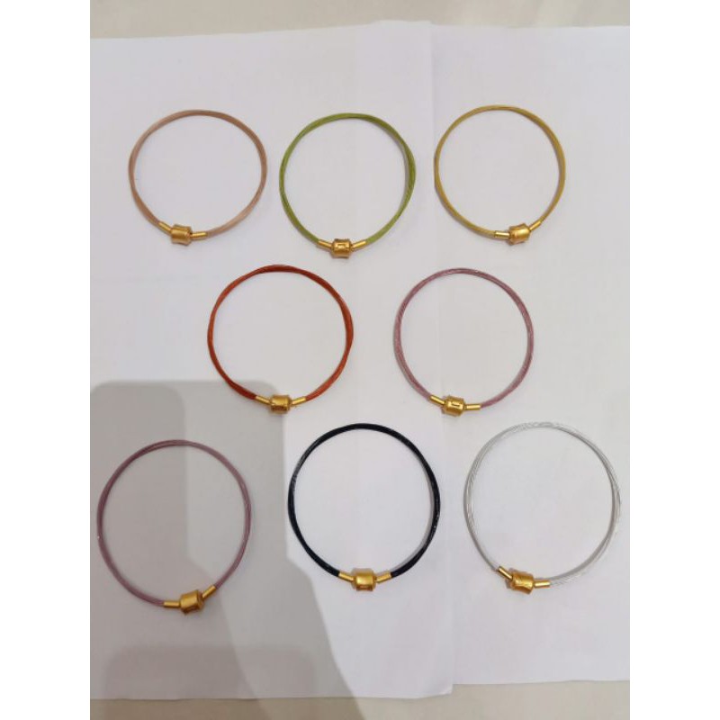 gelang kawat plitir 2,5mm/gelang serabut