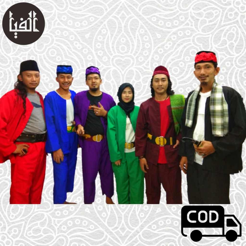 Setelan Baju Pangsi Dewasa Baju Betawi Baju Pitung