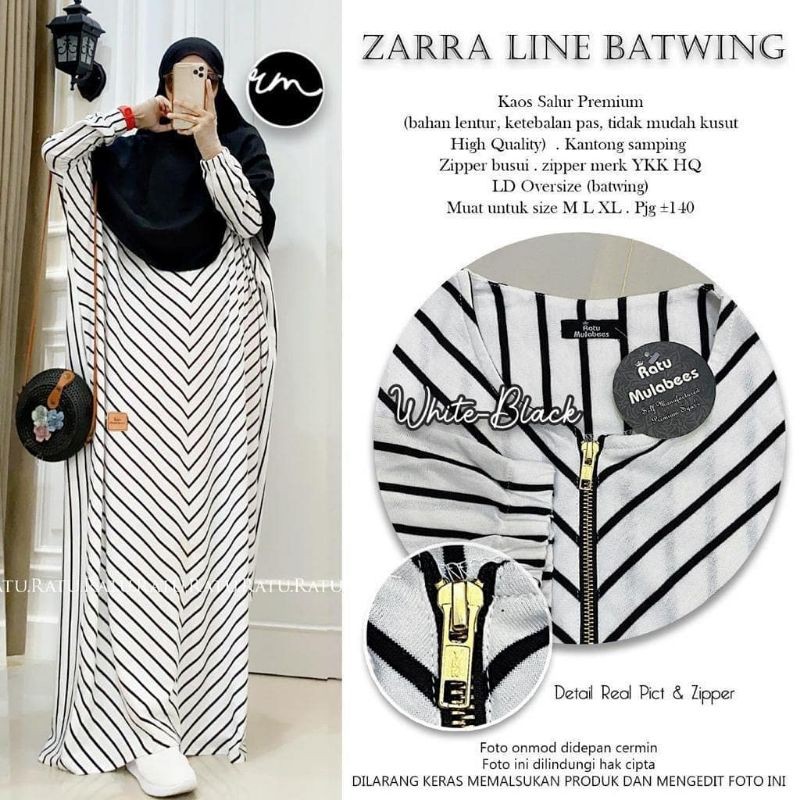 Zarra Line Batwing Maxy