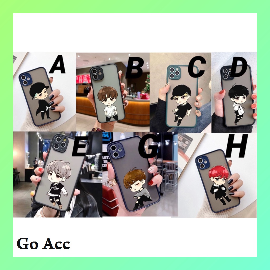 Casing Soft Kamera AA08 BTS for Oppo Realme 2 Pro 3 5i 5s 7 7i 8 8i U1 U2 C1 C11 2021 C12 C15 C17 C2 C20 C20A C21 C21y C25 C3 C30 C31 C35 Narzo 20 30A 50a 50i 5G