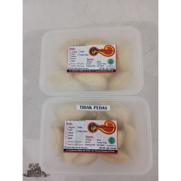 

pastel bude pandau (kecil)