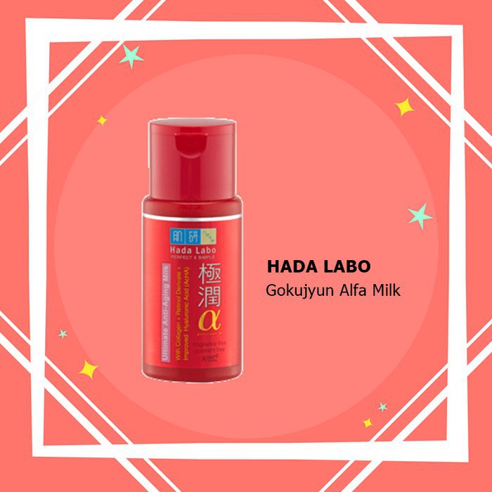 HADA LABO GOKUJYUN ALPHA ULTIMATE ANTI-AGING LOTION / MILK / ESSENCE