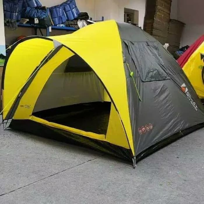 Tenda Camping GREAT OUTDOOR NSM 4.0 Kapasitas 4 Orang Double Layer