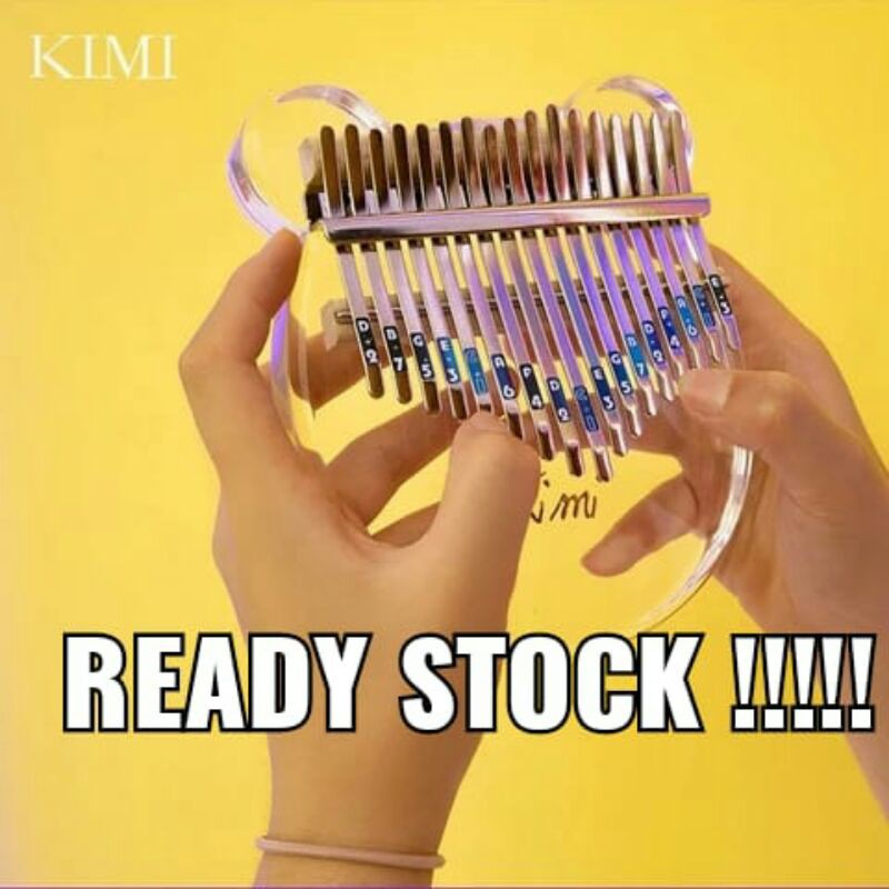 Kimi Kalimba Acrylic 17keys Original