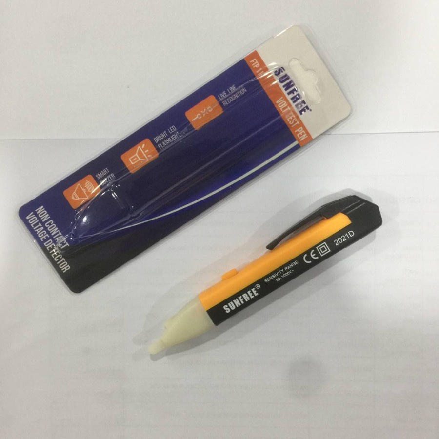 Tespen Digital Listrik Detektor Tegangan Volt Test Pen FTP 111 Sunfree / Tespen Digital