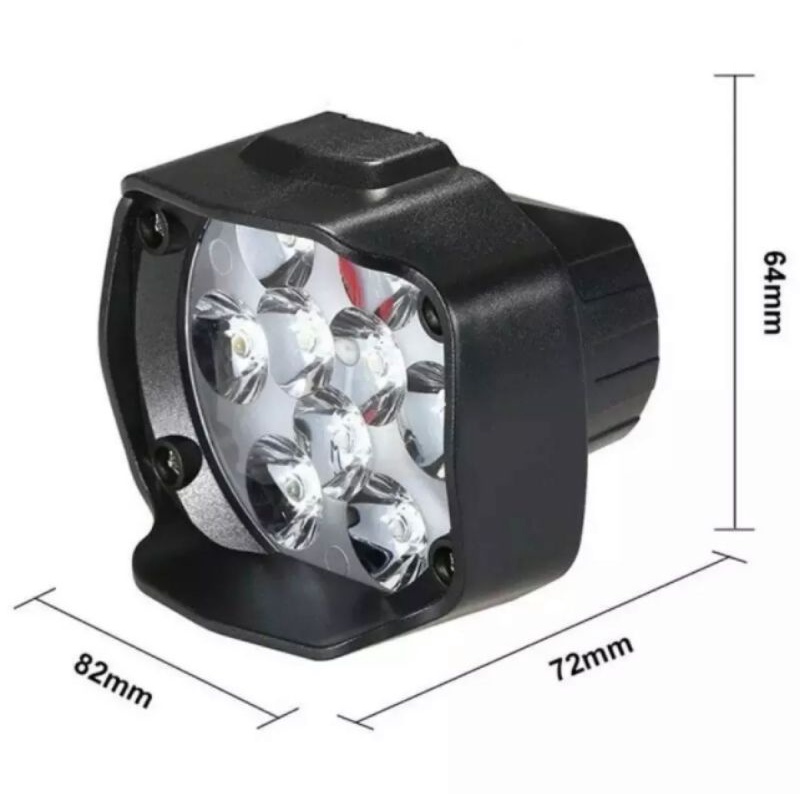 Lampu sorot 9 mata / lampu tembak universal 9 led