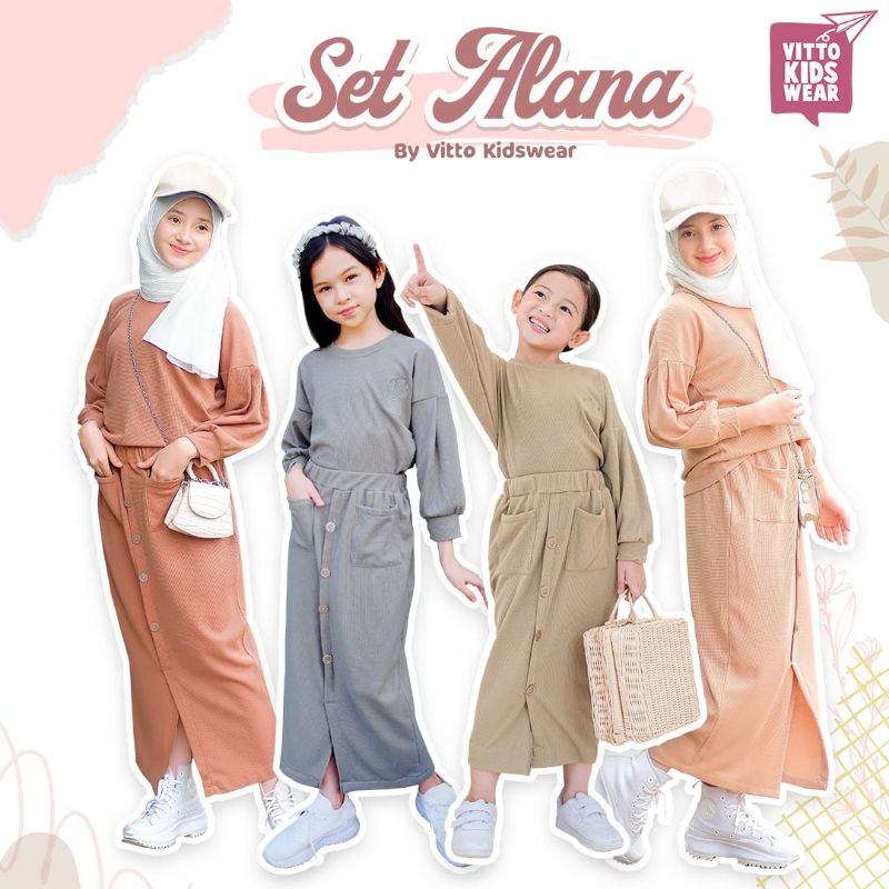 Vitto Setelan Anak Alana Series