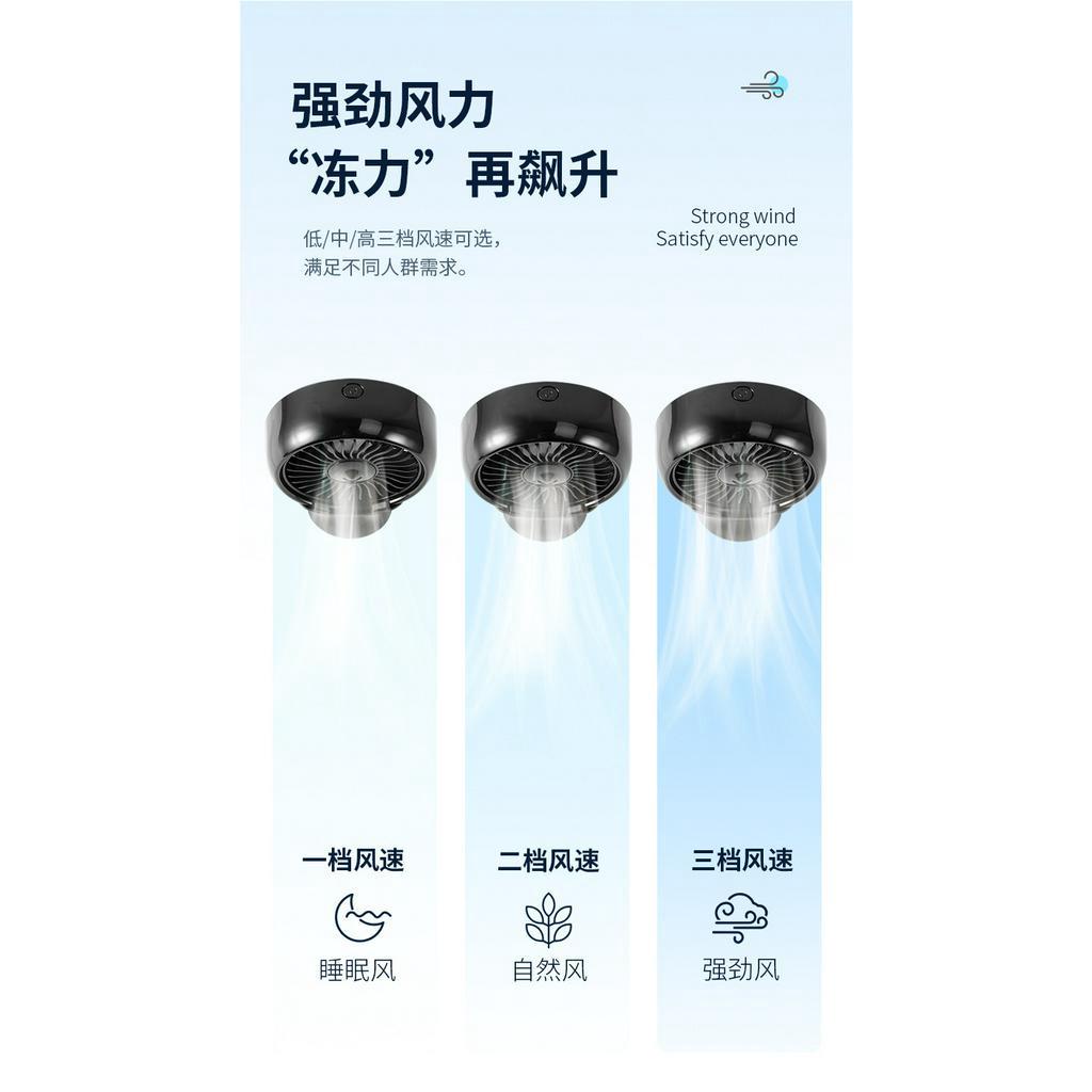 USB Kipas Angin Mobil Truck Truk Car Fan Double Blower, Kipas Mini