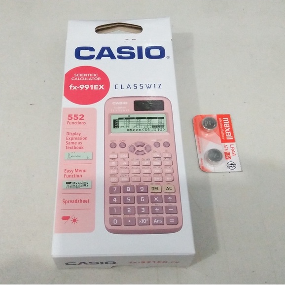 

Kalkulator Ilmiah CASIO Scientific FX-991EX FX-991 EX Plus FX 991EX Scientific Calculator