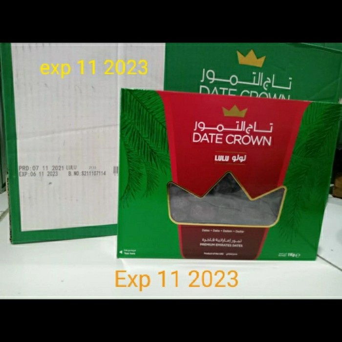 

KEMASAN BARU KURMA LULU date crown LULU 1kg Lariss
