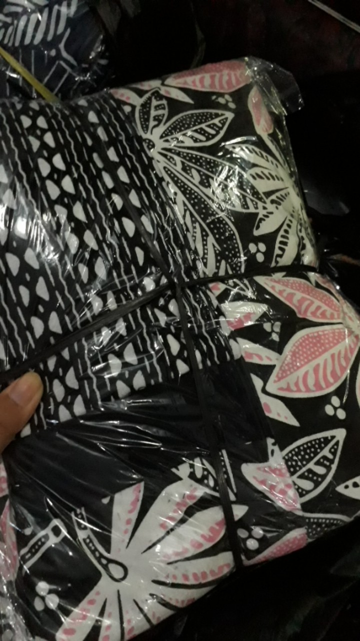 Couple Batik,batik Kombinasi,batik Motif Daun Pink,batik Katun Original Pekalongan