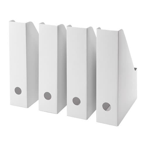 

File-Box- Wm Ik4133 Ploens File Majalah Bahan Karton Warna Putih Isi 4 -Box-File.