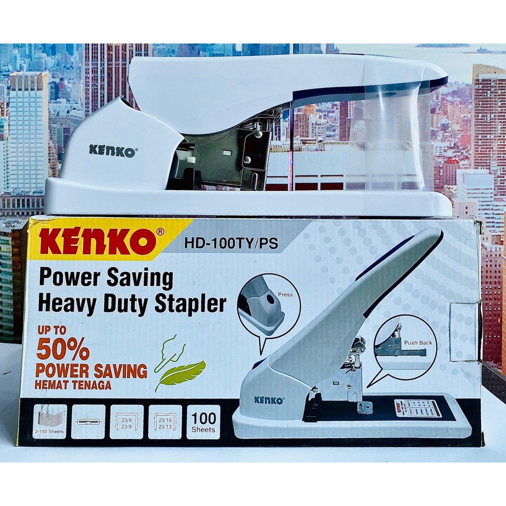 

Kenko Power Saving Heavy Duty Stapler (Stapler Kenko) - Kenko HD-100TY