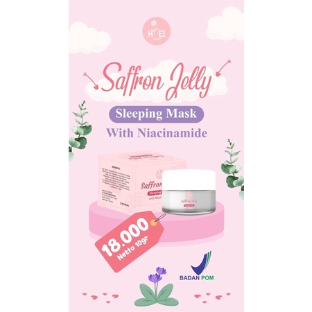 [BPOM] HIEL SAFFRON JELLY SLEEPING MASK