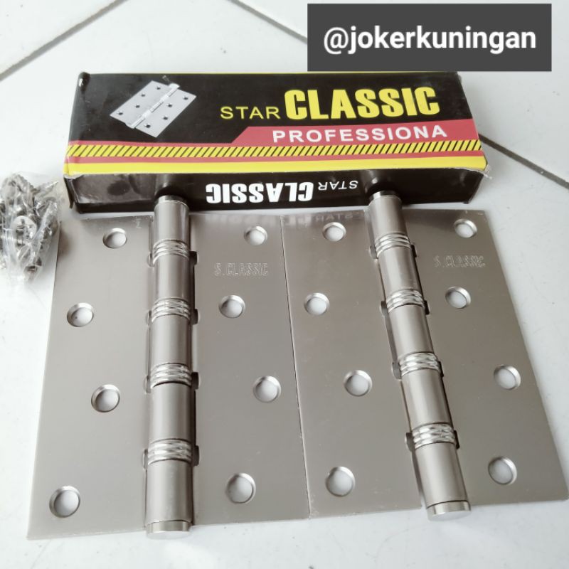 Jual Engsel pintu 4inci Engsel pintu rumah Engsel pintu kayu | Shopee