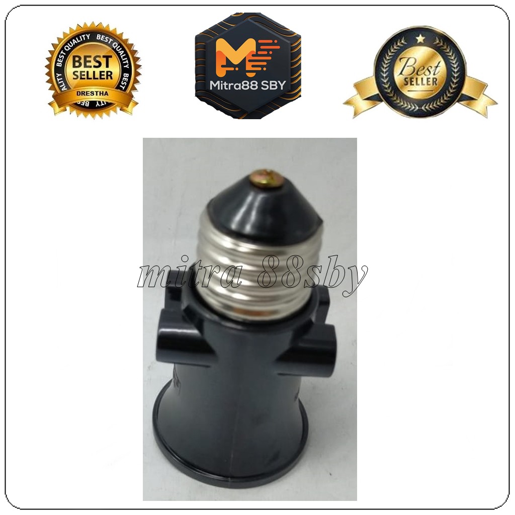 Mitra88sby fitting lampu kombinasi drat e27 v272 Visalux