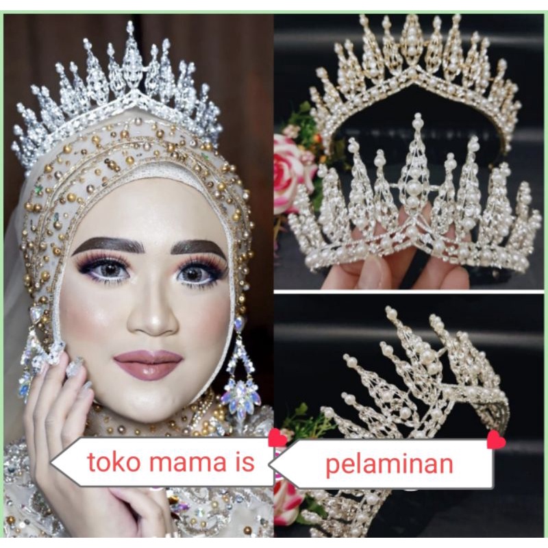 mahkota gaun/mahkota penganten