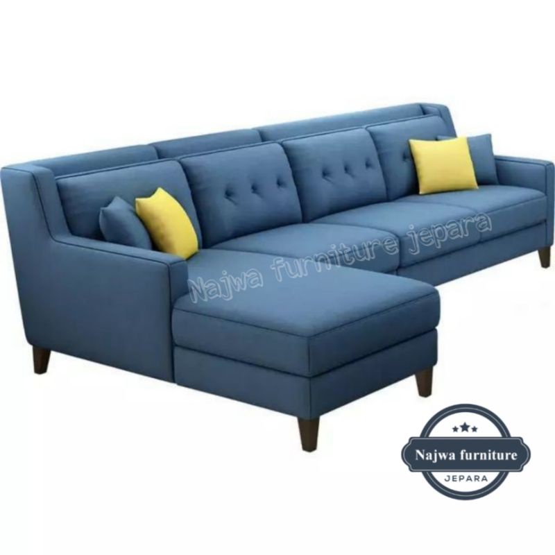 SOFA SUDUT MINIMALIS KURSI SOFA TAMU MINIMALIS FURNITIRE JEPARA