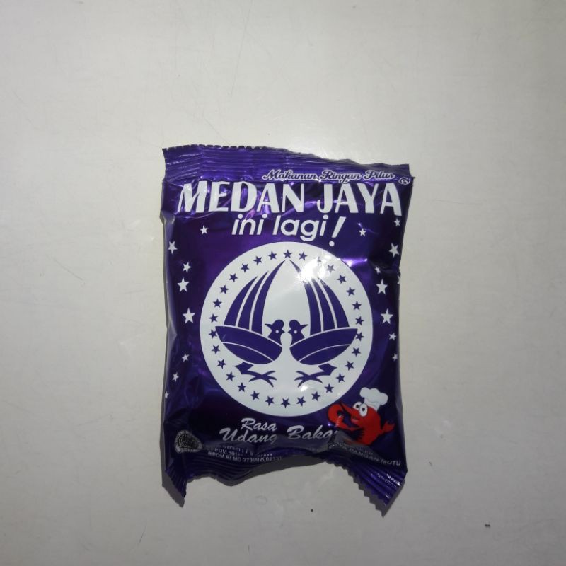 

Snack Medan Jaya Rasa Udang Bakar 1 Dus 6 pack isi 120 pcs