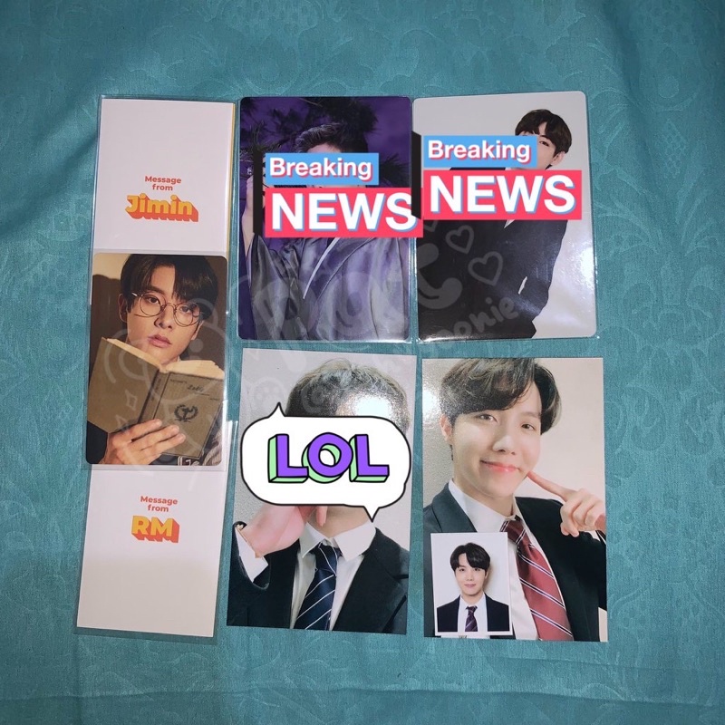 PC PHOTOCARD JAKE HANAKAI UMS MC RM MC JIMIN READY INA