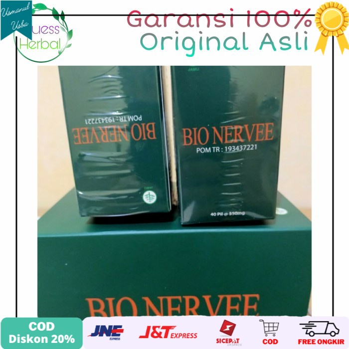 

◾COD◾ Bio Nerve Original Bio Nervee BPOM Resmi