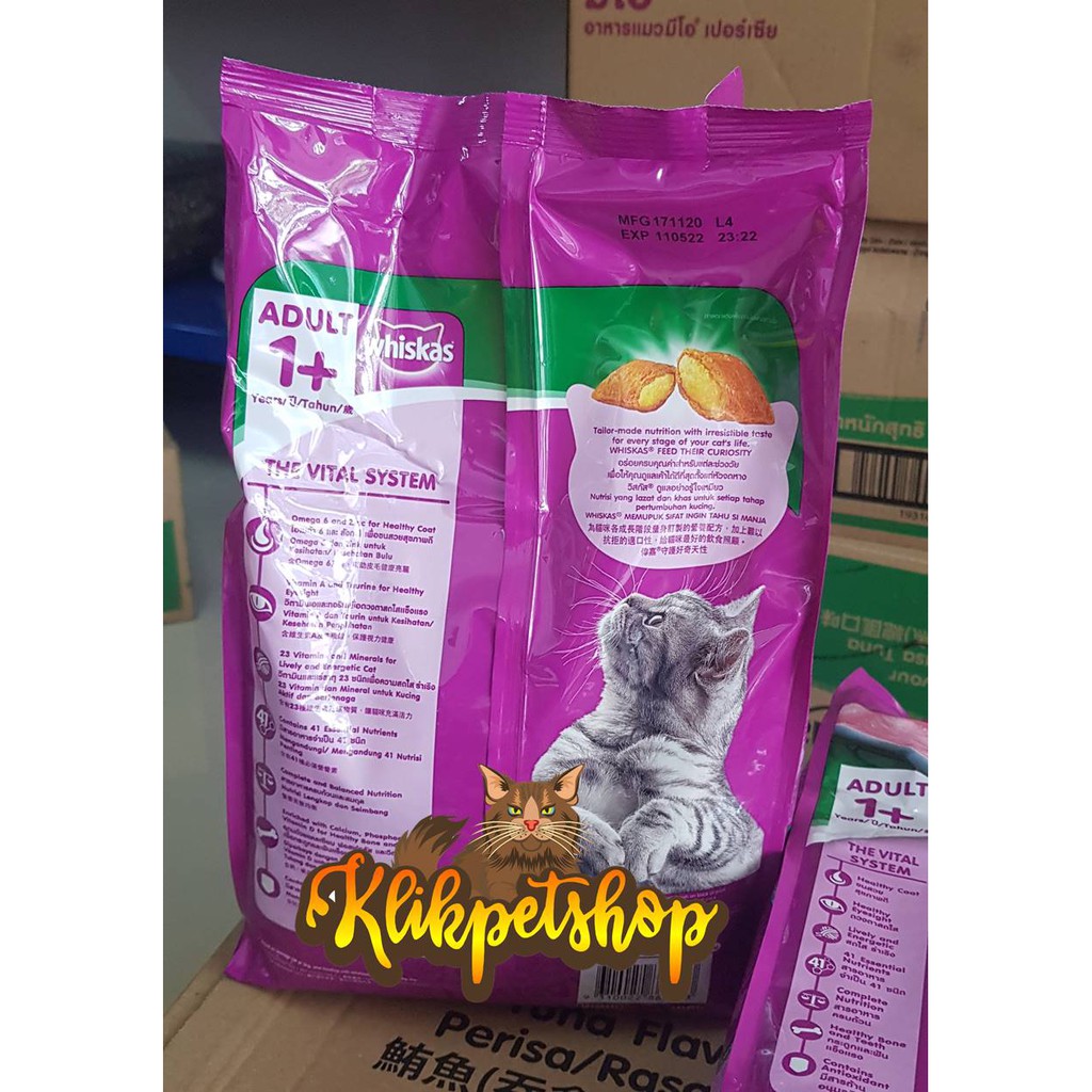 Makanan Kucing Dewasa Whiskas 1,2 kg Fresh Pack