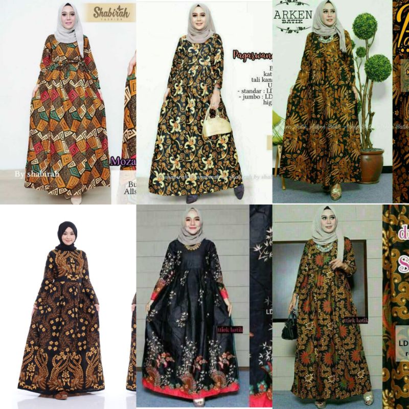 Gamis batik LAWAS TERBEST SELLER