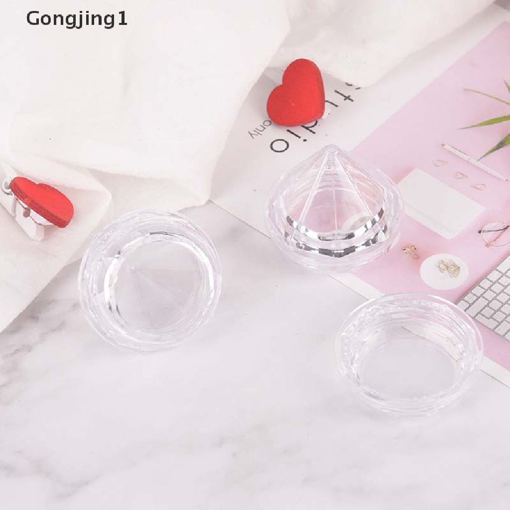 Gongjing1 10Pcs / Set Kontainer Kosong 5g Untuk Krim Wajah / Kosmetik