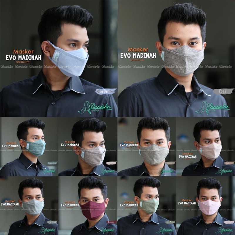 DANISHA MASKER EVO MADINAH 3D PREMIUM (1pcs)