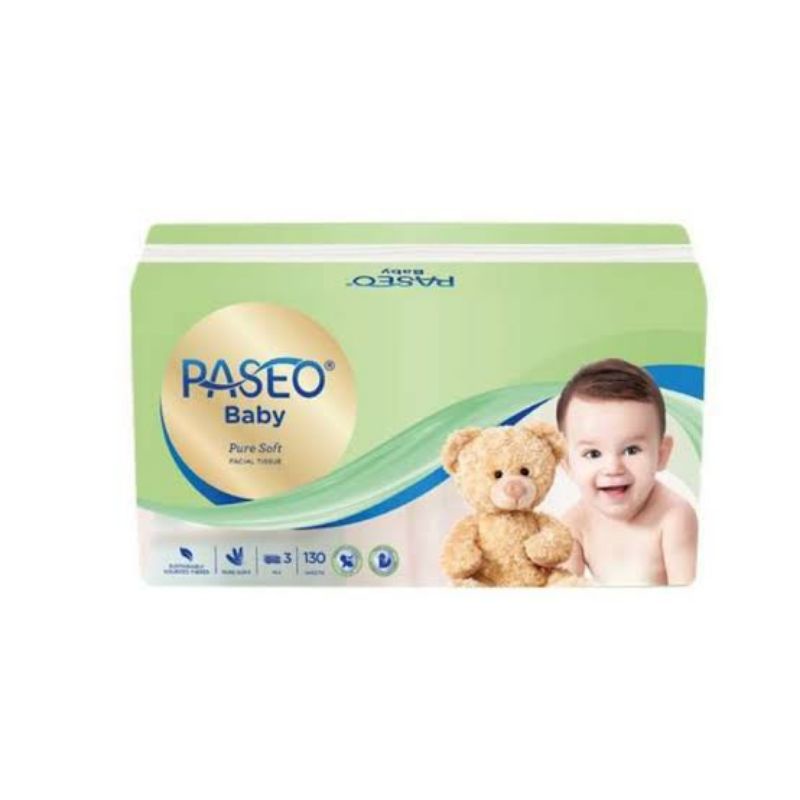 Paseo Baby Tissue Pure Soft 3ply - Paseo Tissu - Tisu Kering Bayi