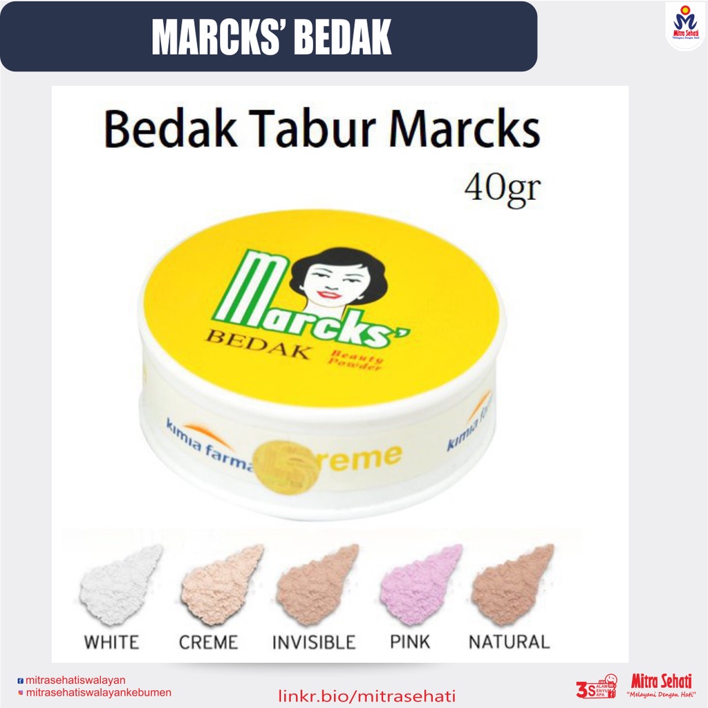 MARCKS' BEDAK 20-40gr / BEDAK TABUR MARCKS / MARCKS BEDAK POWDER