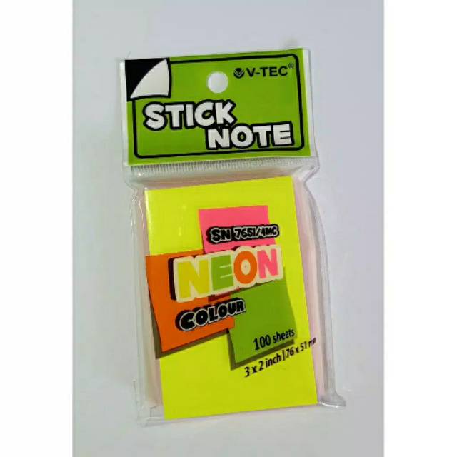 

V-Tec Sticky Notes SN-7651-4MC