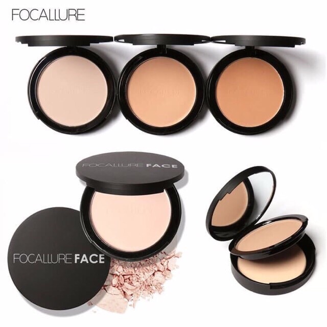 Focallure Pressed Powder with a Ultra-soft Puff