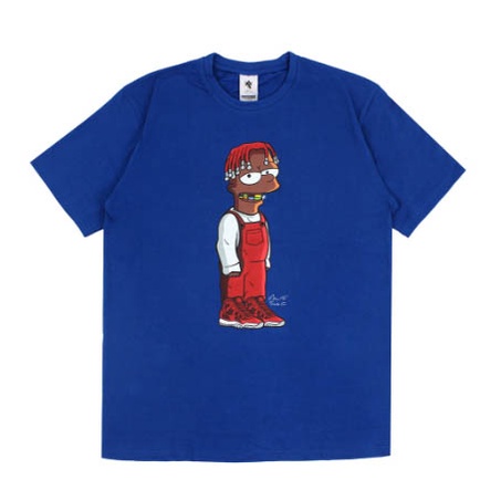 KAOS T-SHIRT MC.F REGULER LIL YATCHY PARODY BLUE