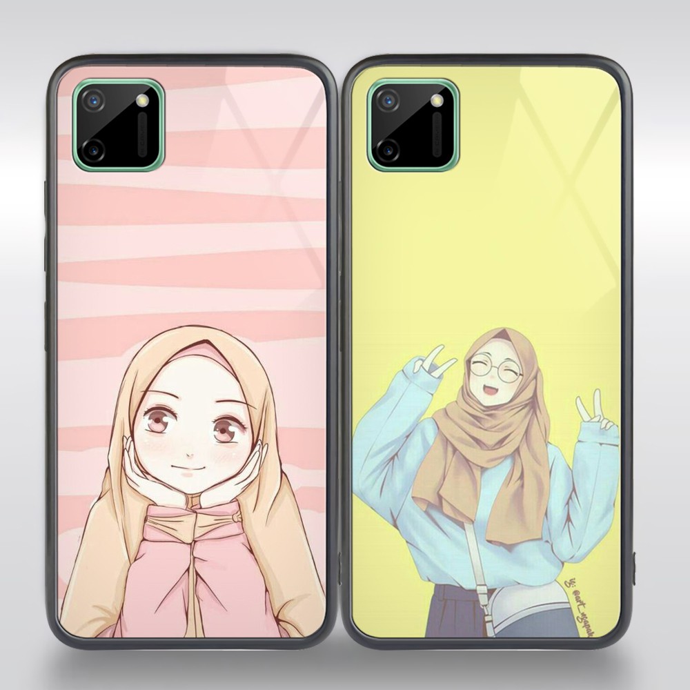 LS341 Softcase Glass Kaca Kilau REALME C11 12 12+ 12 PRO+ NOTE 50 C67 11 4G 11 NFC 11 PRO 5G C53 C51