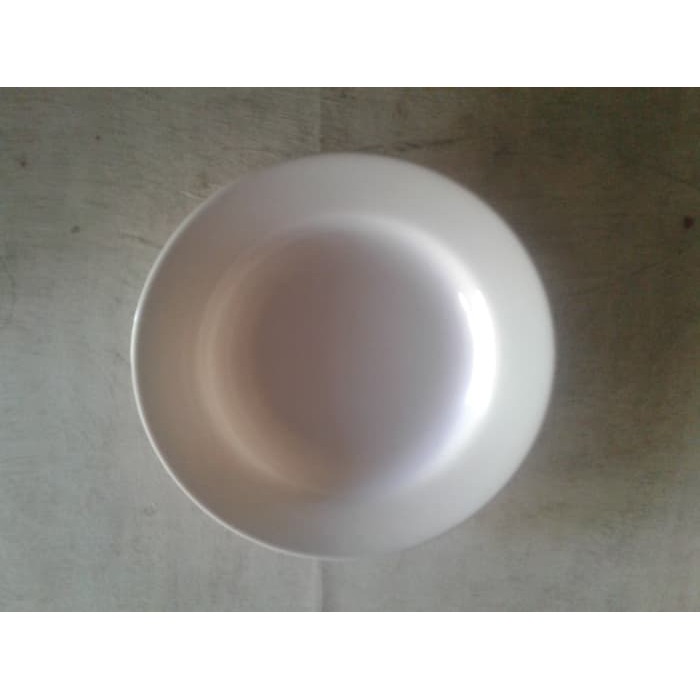 Piring Melamin Putih 10"