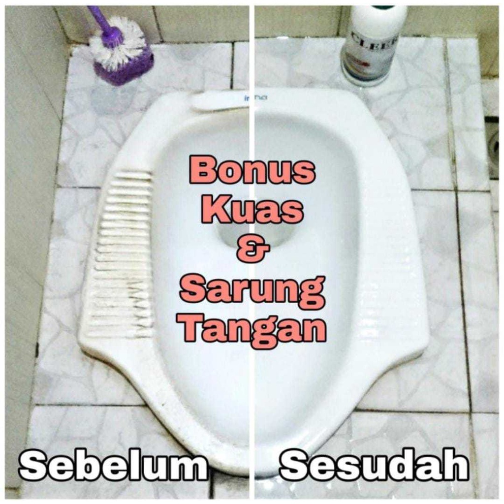 CLEER PORSELEN CLEANER Pembersih Kerak Kamar Mandi &amp; Toilet /CLEER Cairan Pembersih Kerak Keramik Kamar Mandi Toilet Ampuh