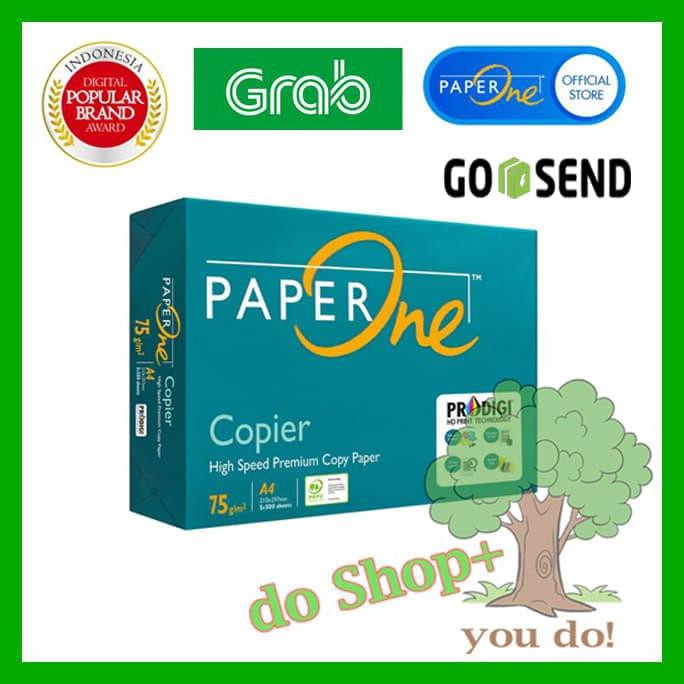 

KERTAS HVS A4 75 GR GSM PAPER ONE GRAB GOJEK PROMO MARET - BMO 75 GRAM