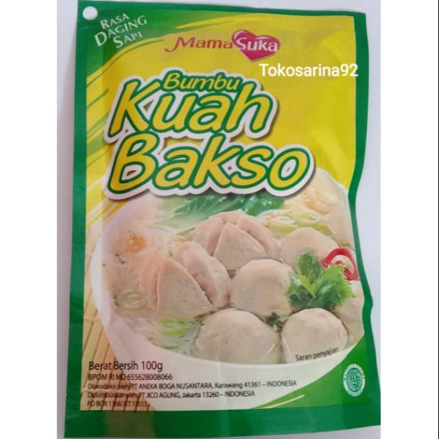 

Mamasuka bumbu kuah bakso 100gr