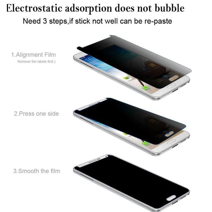 NEW TEMPERED GLASS SPY SAMSUNG J2 J200 ANTI GORES KACA PRIVACY GELAP 2015 MILENIA