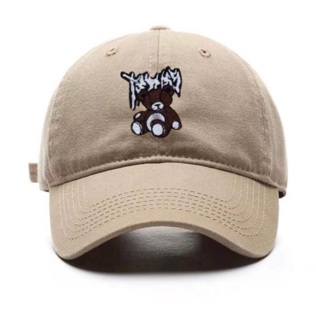 Topi Baseball Polo Cap Teddy Bear