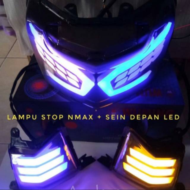 paket Lampu Stop Nmax wuming dan Lampu Sein Nmax led jpa