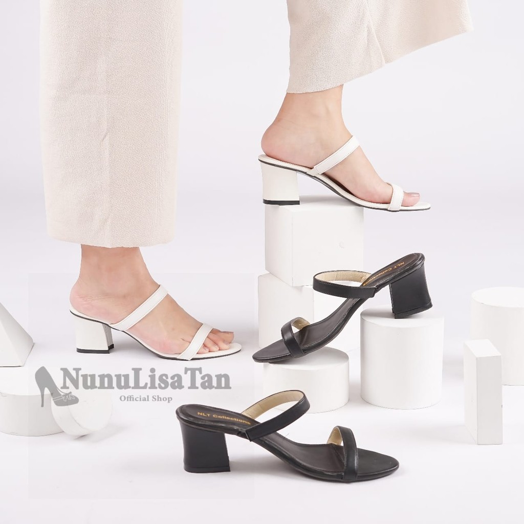 NunuLisaTan - high heels wanita model terbaru hak tahu 5 cm senorita