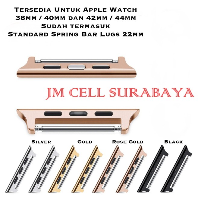 Adapter Konektor Connector Untuk Apple Watch 38mm 40mm 42mm 44mm