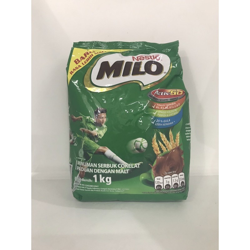 

Milo Activ Go Susu bubuk Cokelat 1kg