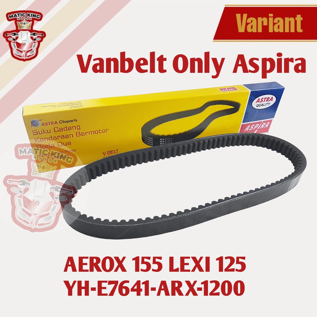 Vanbelt v belt Van belt fanbelt Yamaha Aerox  Lexi 125 155 YH-E76PA-ARX-1200 Aspira Astra Otoparts