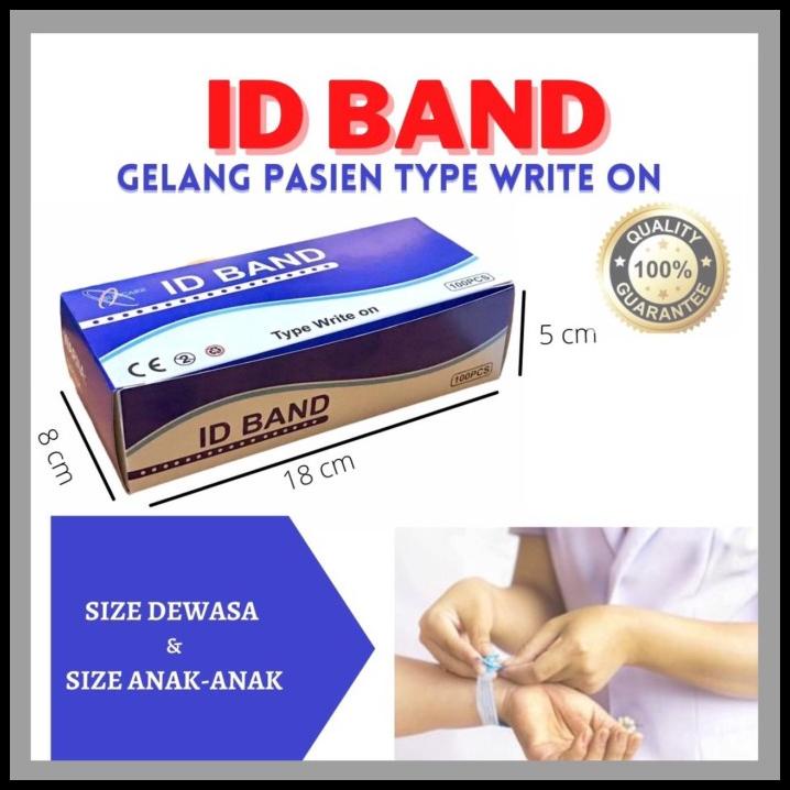 Suncare Gelang Pasien Gelang Rumah Sakit Opname Bracellet Id Band