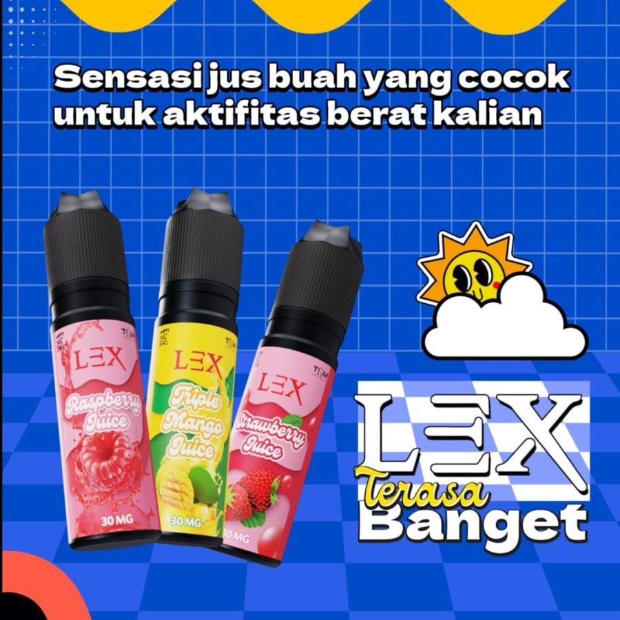 LIQUID VAPE LEX SALT NIC 30MG 15ML JUICE SERIES