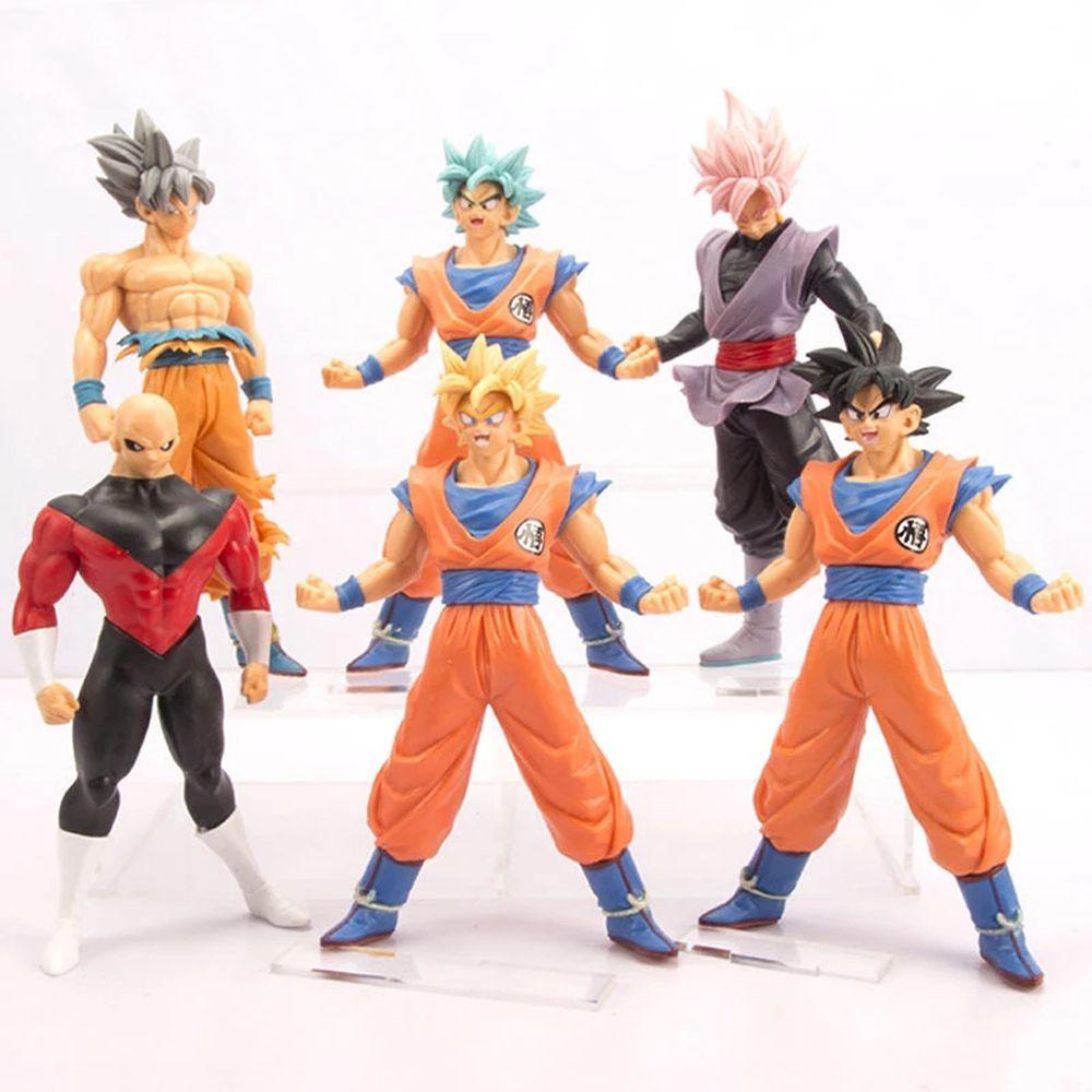 [Elegan] Dragon Ball Angka Koleksi Model Ornamen Desktop PVC Figure Brinquedo Mainan Model Mainan Monkey King Son Goku Figure