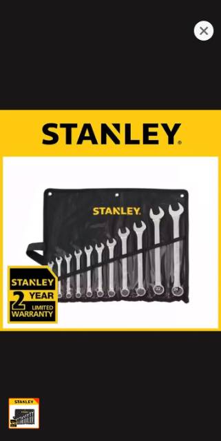 Stanley Kunci Ring Pas Black Pouch 11 pcs